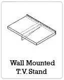 Wall Mounted T.V. Stand